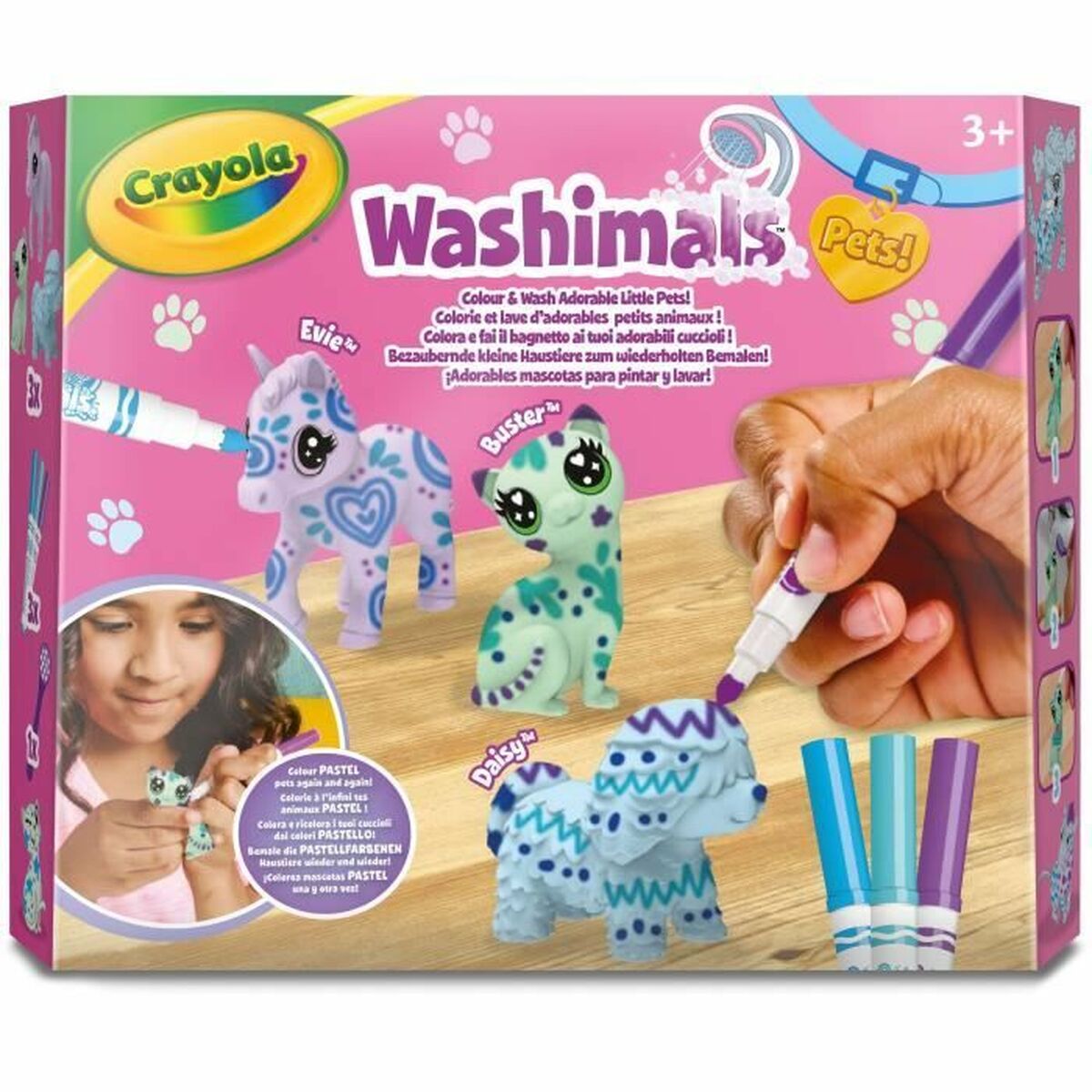 Set pentru desen Crayola Multicolor (3 Piese) - Jucarii si jocuri, Activități creative