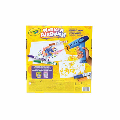 Set pentru desen Crayola Marker Airbrush - Jucarii si jocuri, Activități creative