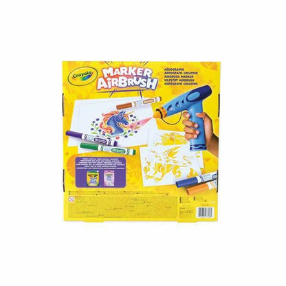 Set pentru desen Crayola Marker Airbrush - Jucarii si jocuri, Activități creative