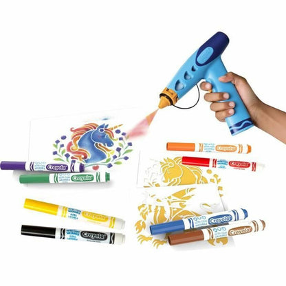 Set pentru desen Crayola Marker Airbrush - Jucarii si jocuri, Activități creative