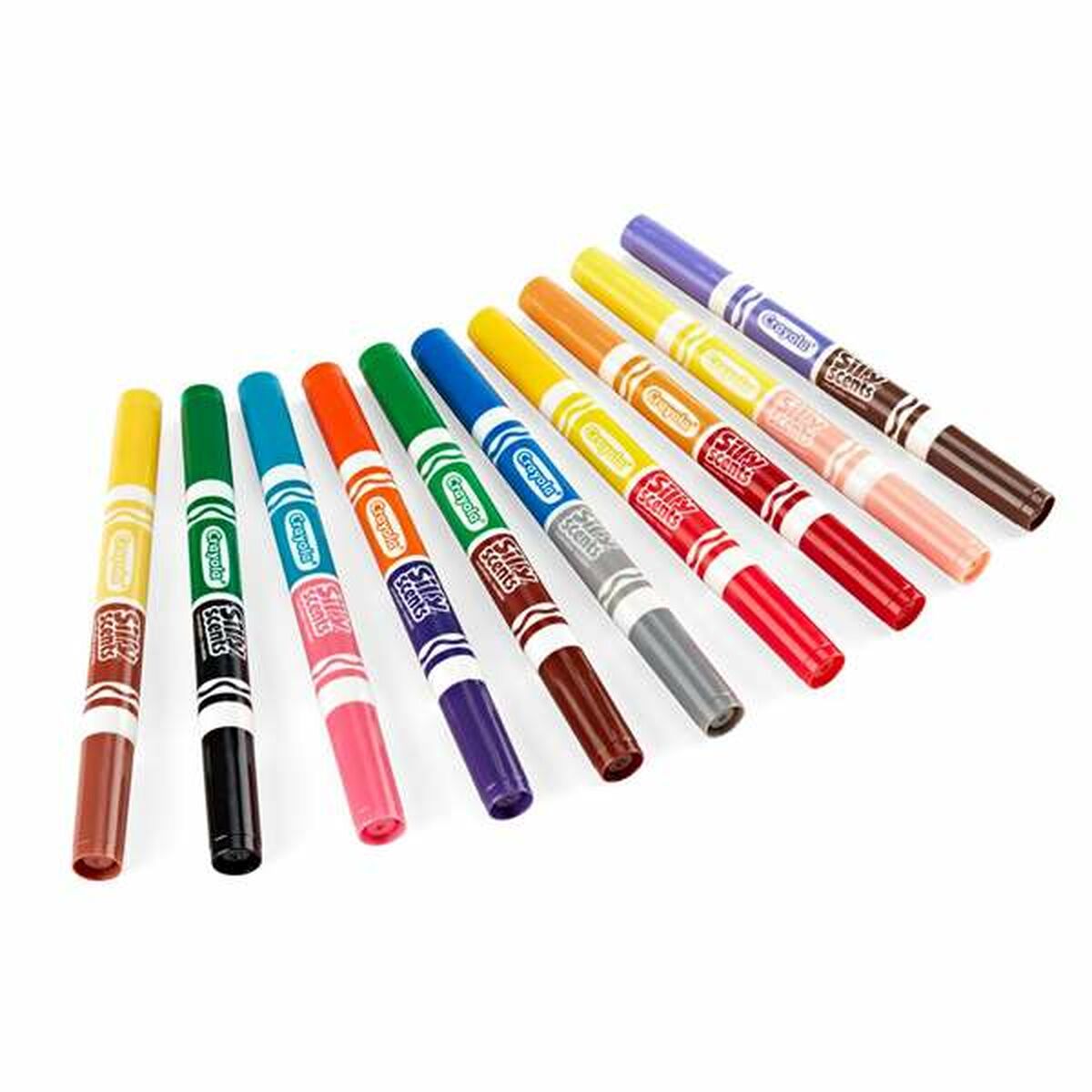 Set de Carioci Crayola Parfumat Lavabil/ă Cu două capete 10 Piese - Birou și papetărie, Pixuri, creioane și articole de scris