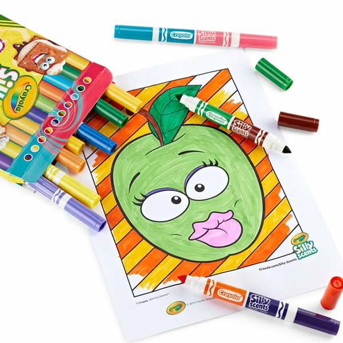 Set de Carioci Crayola Parfumat Lavabil/ă Cu două capete 10 Piese - Birou și papetărie, Pixuri, creioane și articole de scris