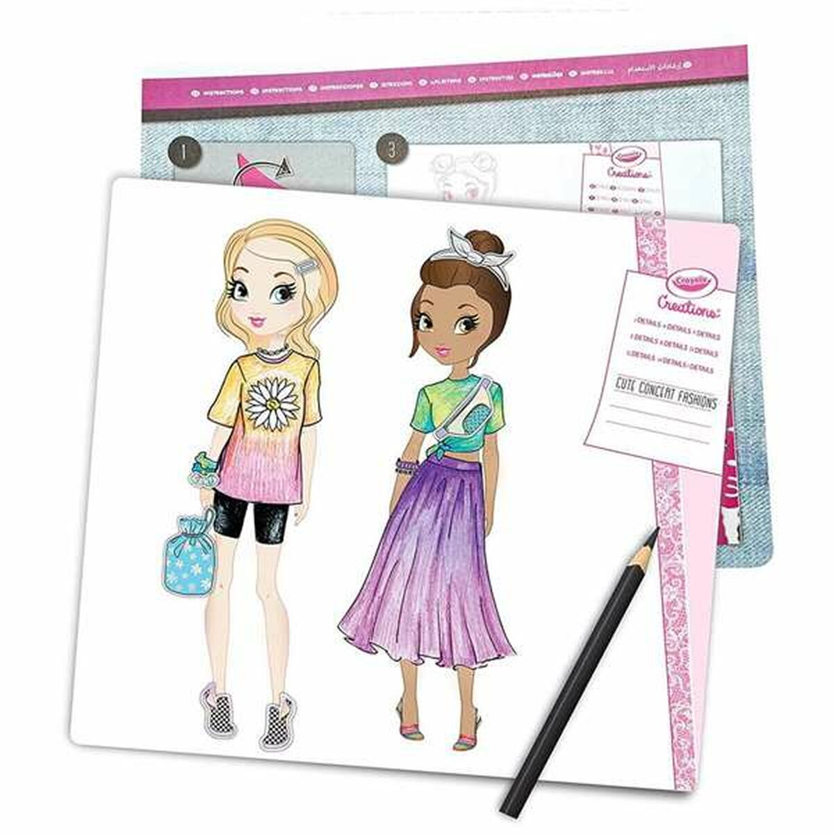 Proiecție de Desene Crayola 04-1178 Autocolante 27 x 1,5 x 28 cm - Jucarii si jocuri, Activități creative