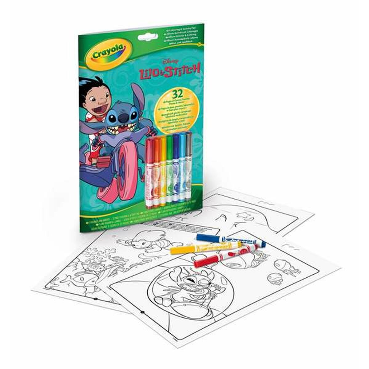 Set pentru desen Crayola Lilo & Stitch - Jucarii si jocuri, Activități creative