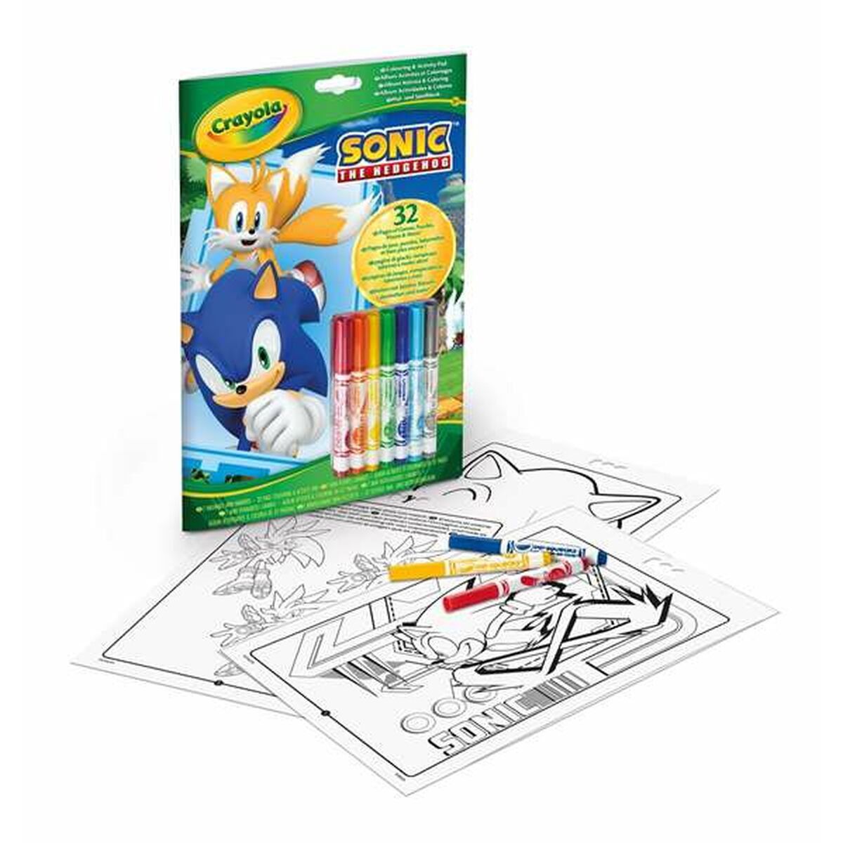 Set pentru desen Sonic - Jucarii si jocuri, Activități creative