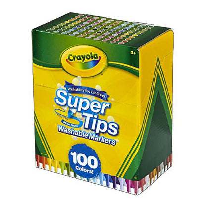 Set de Carioci Super Tips Crayola 58-5100 (100 uds) - Jucarii si jocuri, Activități creative