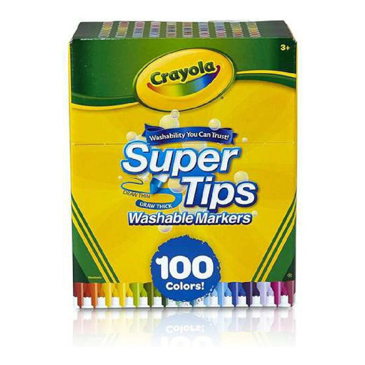 Set de Carioci Super Tips Crayola 58-5100 (100 uds) - Jucarii si jocuri, Activități creative