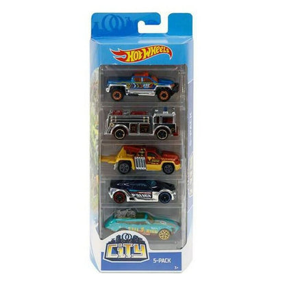 Set de 5 Mașini Hot Wheels 1806 Multicolor Portocaliu - Jucarii si jocuri, Vehicule
