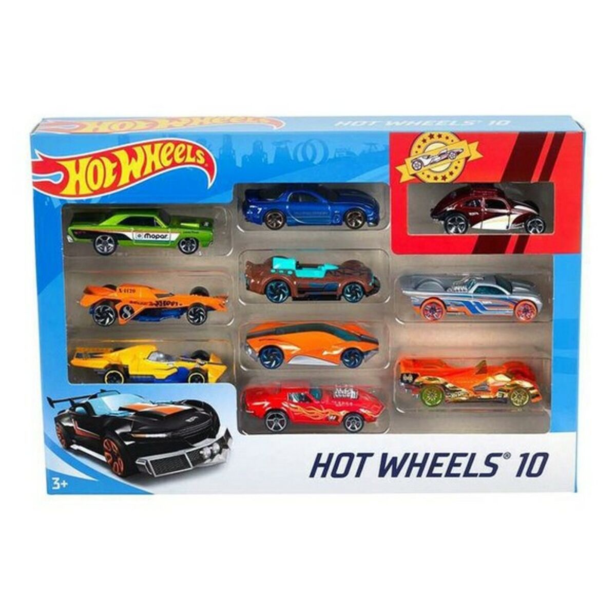 Set de Jucării cu Vehicule Hot Wheels Metal (10 Pcs) - Jucarii si jocuri, Vehicule