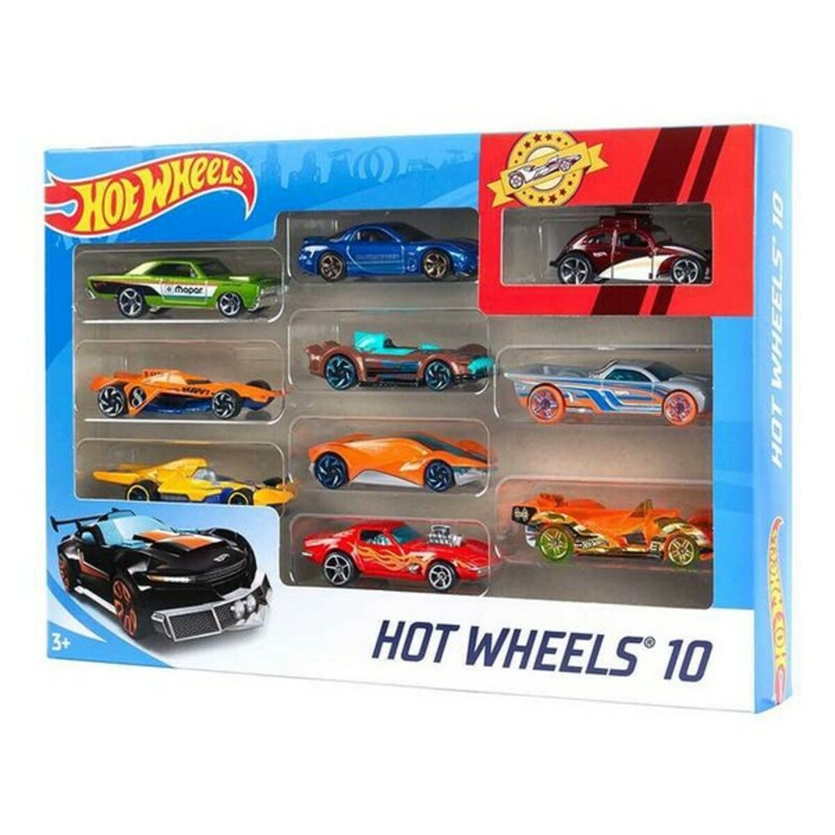 Set de Jucării cu Vehicule Hot Wheels Metal (10 Pcs) - Jucarii si jocuri, Vehicule