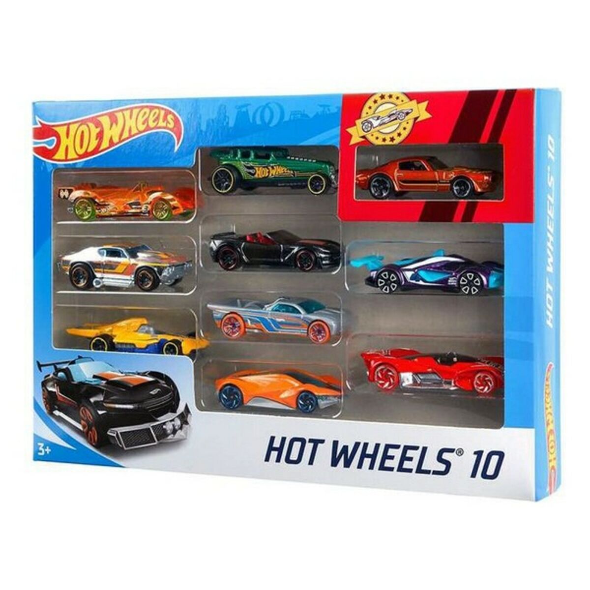 Set de Jucării cu Vehicule Hot Wheels Metal (10 Pcs) - Jucarii si jocuri, Vehicule