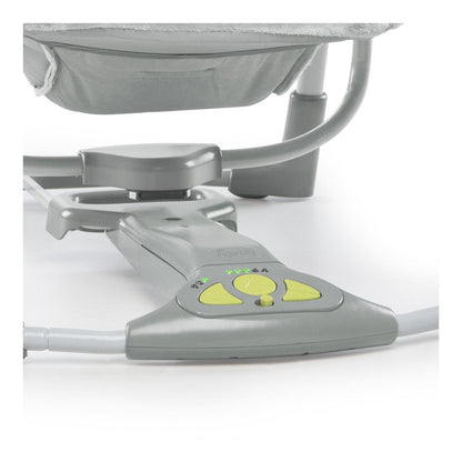 Scaun Balansoar Ingenuity Compact Swing - Hugs & Hoots Alb Gri - Bebelus, Activitate și divertisment