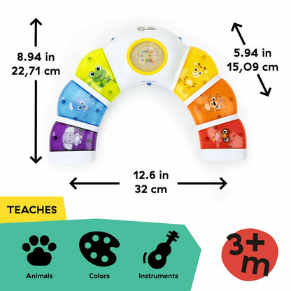 Arcul de activități pentru bebeluși Baby Einstein Glow & Discover Light Bar Multicolor - Bebelus, Jucăriile copilăriei timpurii