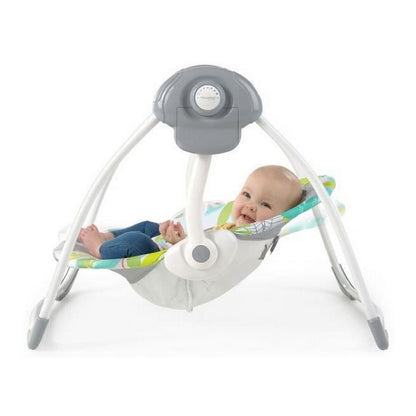 Scaun Balansoar Ingenuity Compact portable swing Multicolor animale - Bebelus, Activitate și divertisment