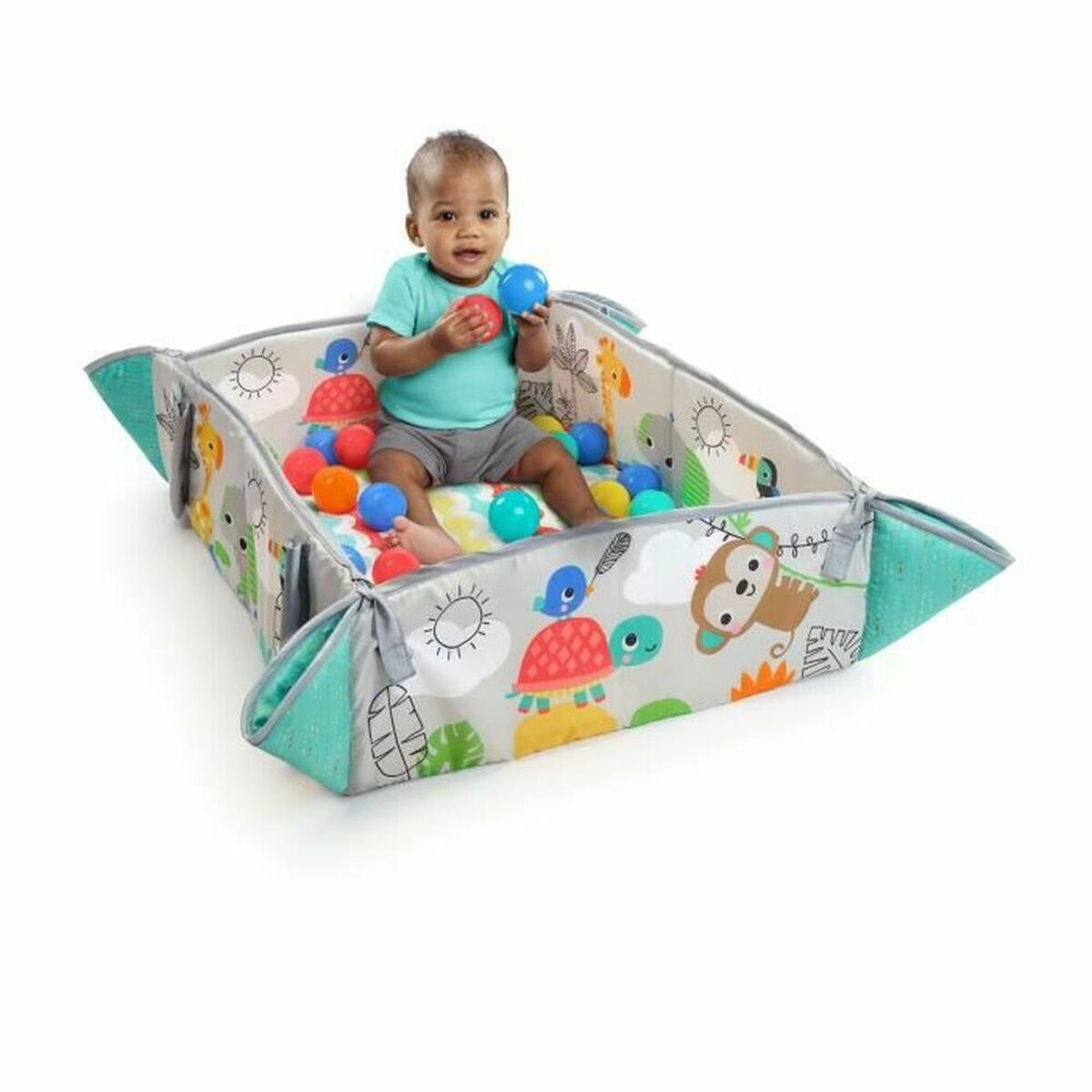 Saltea de joacă Bright Starts Multicolor - Bebelus, Activitate și divertisment