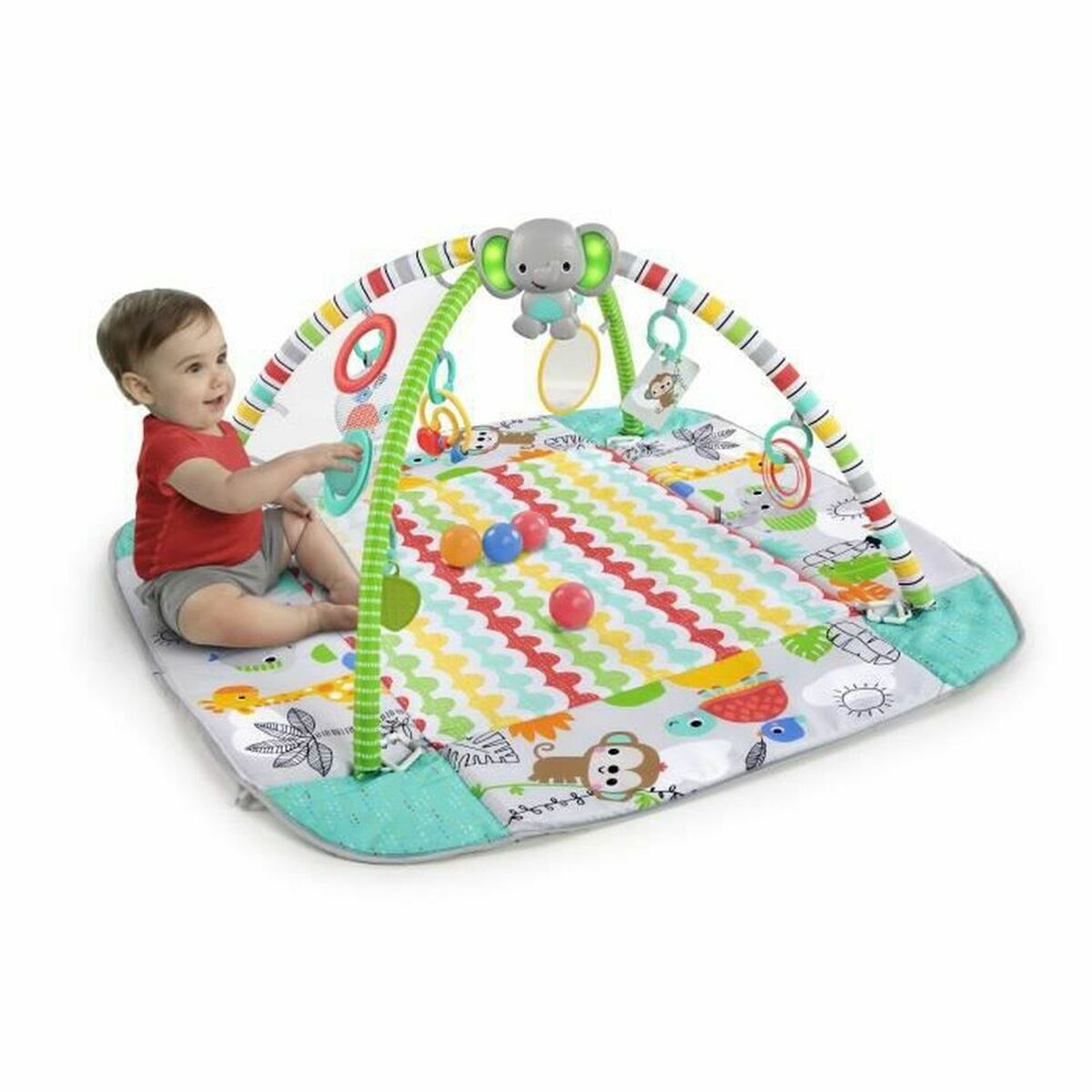 Saltea de joacă Bright Starts Multicolor - Bebelus, Activitate și divertisment