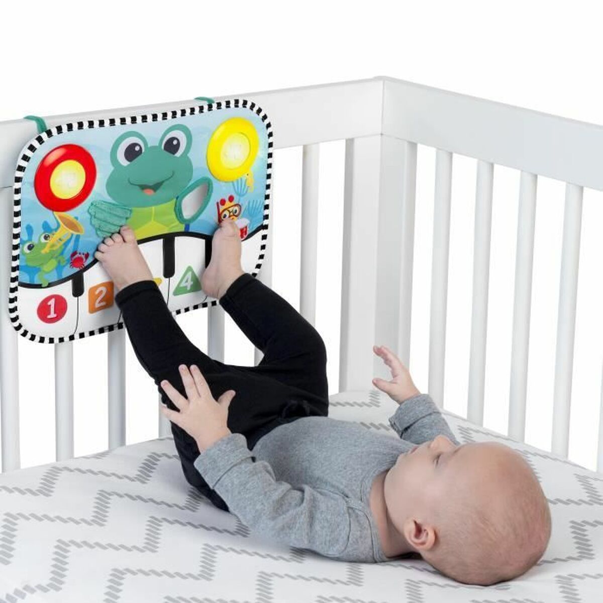 Pernă Baby Einstein Ocean Explorers Neptune's Kick & Explore Muzical - Bebelus, Jucăriile copilăriei timpurii