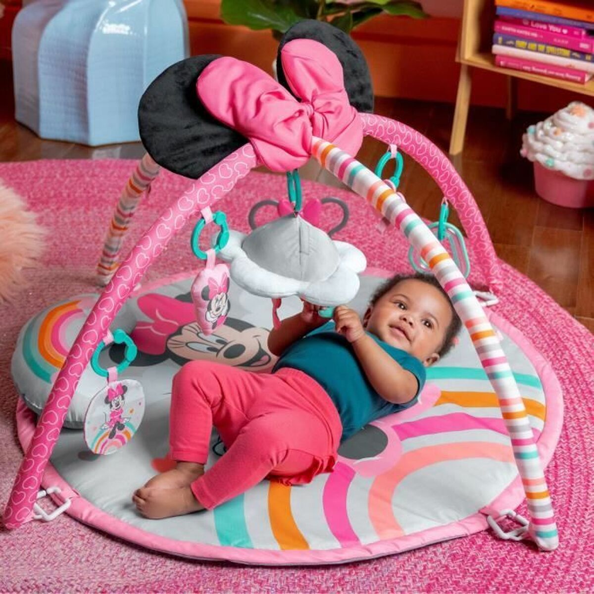 Saltea de joacă Bright Starts Minnie - Bebelus, Activitate și divertisment