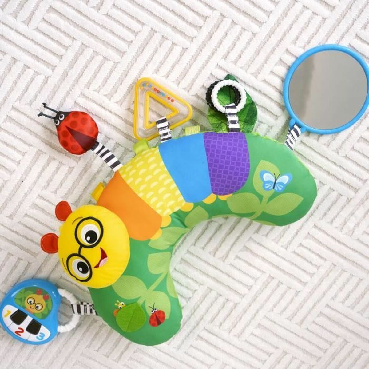 Centru de activităţi Baby Einstein Cal-a-Pillow - Bebelus, Jucăriile copilăriei timpurii