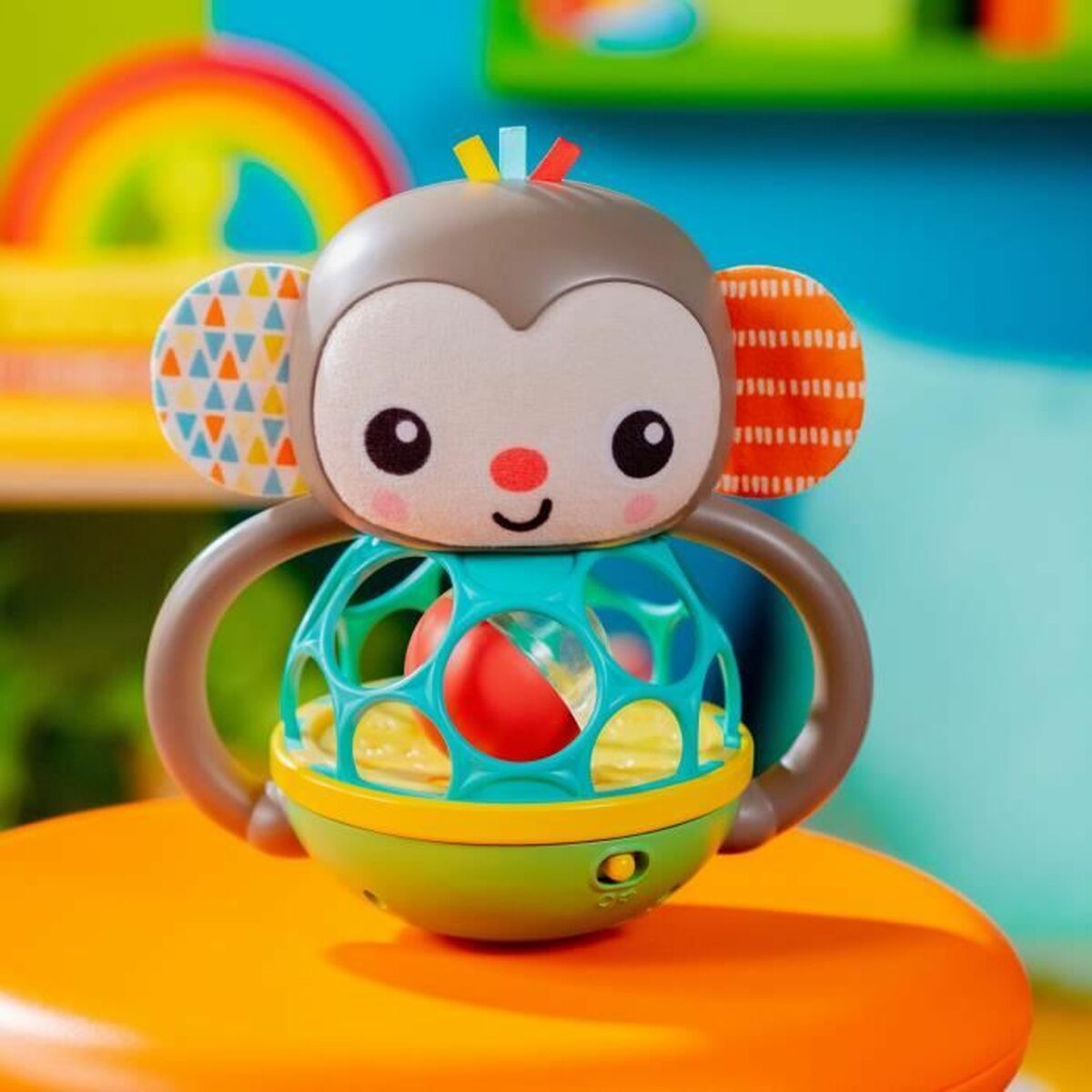Jucărie muzicală Bright Starts Monkey - Bebelus, Jucăriile copilăriei timpurii