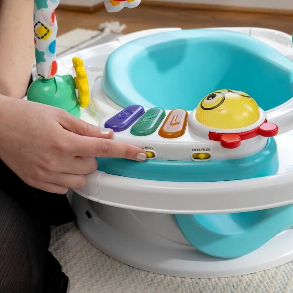Crescător Baby Einstein SuperSeat 3 in 1 Activity Seat Albastru - Bebelus, Alăptarea și hrănirea