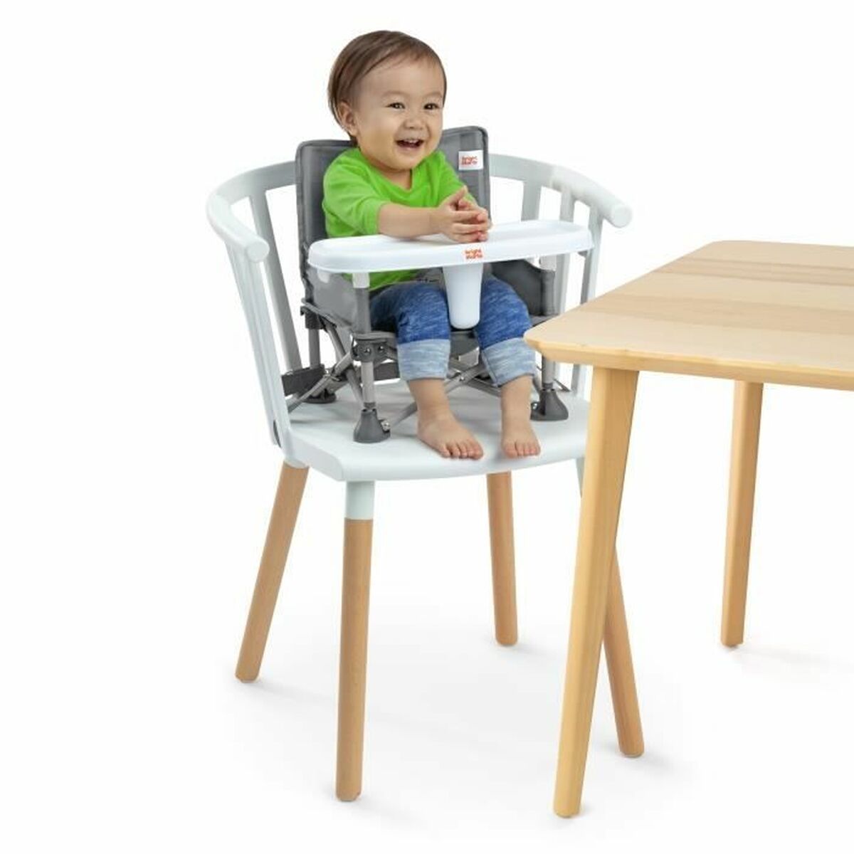 Crescător Bright Starts Pop 'N Sit Gri - Bebelus, Alăptarea și hrănirea