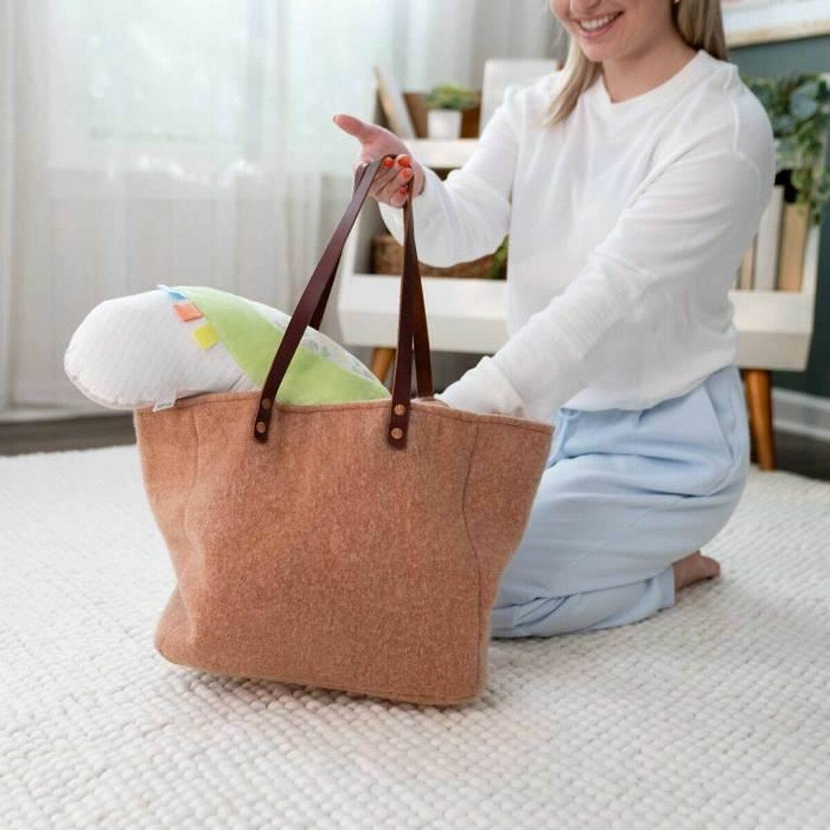 Saltea de joacă Ingenuity Pânză Foam - Bebelus, Activitate și divertisment