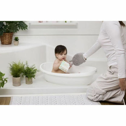 Cadă de baie Ingenuity Sylvi Alb Gri Maroniu 19,5 x 69,4 x 43 cm - Bebelus, Igienă și îngrijire