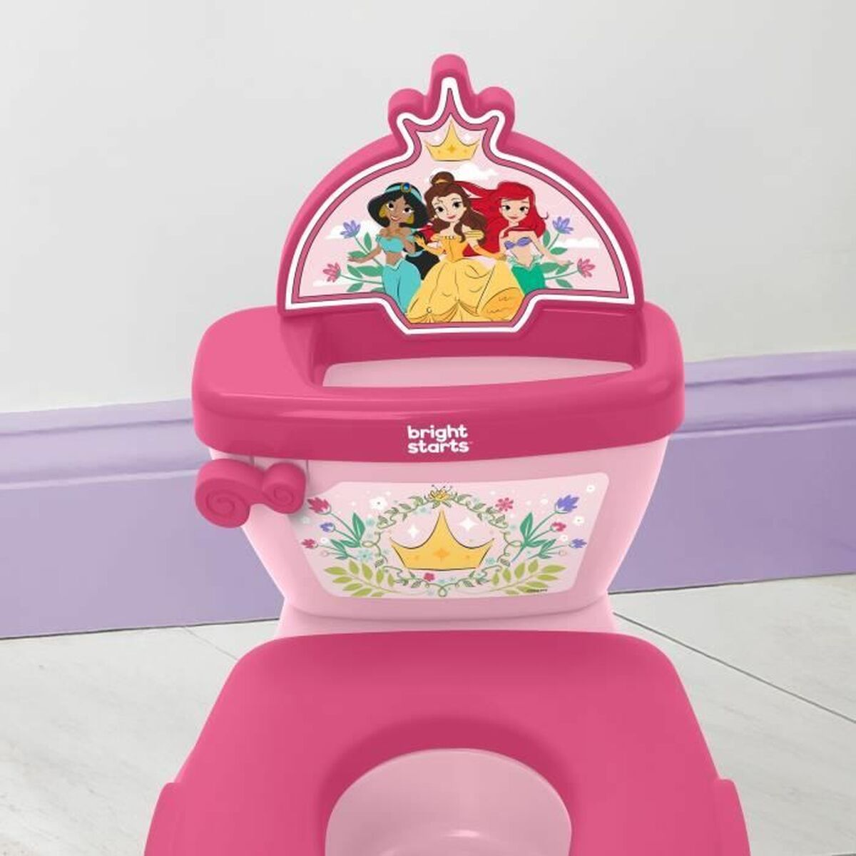 Oliță de noapte Bright Starts Princess Disney Roz - Bebelus, Pisoare și scaune