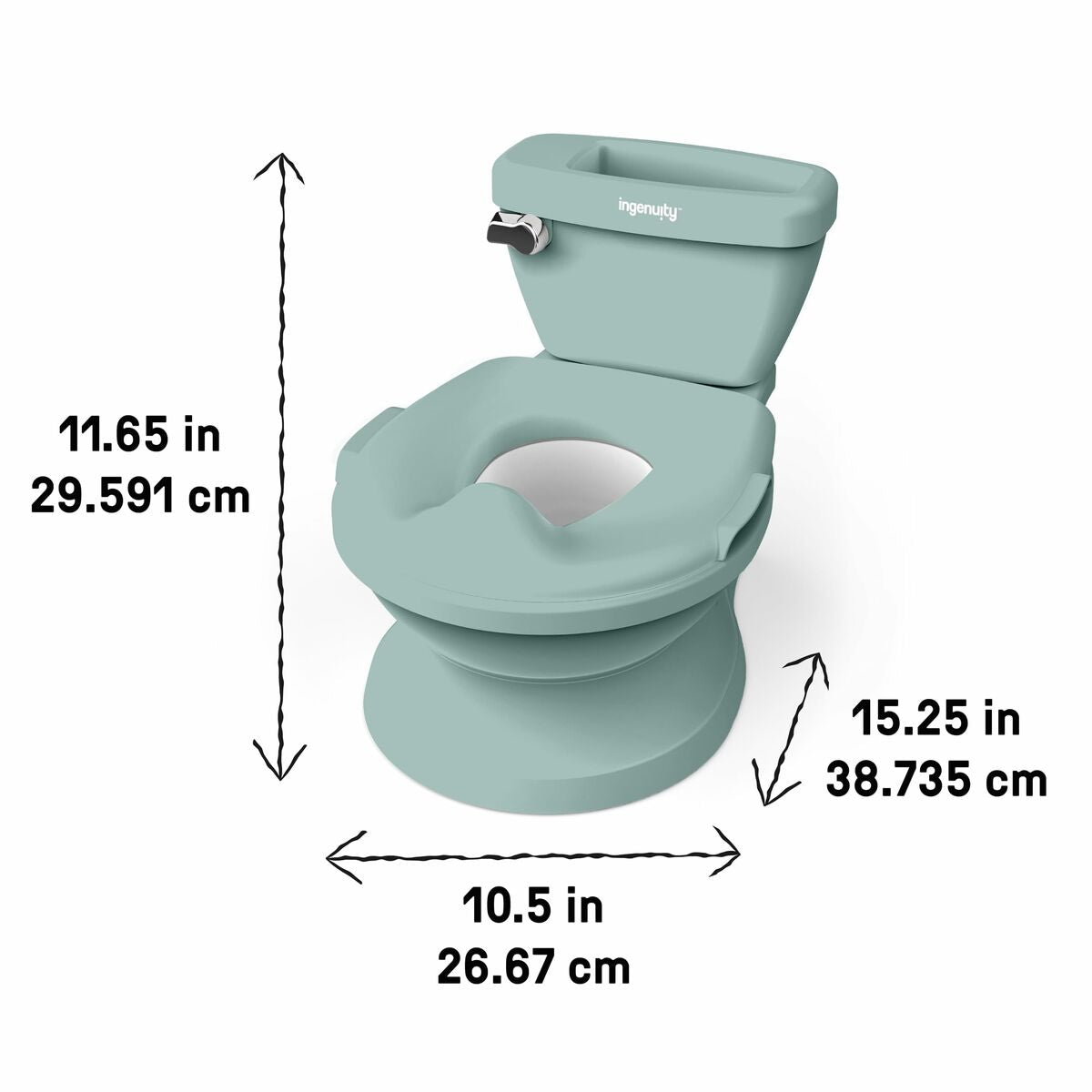 Oliță de noapte Ingenuity Verde - Bebelus, Pisoare și scaune