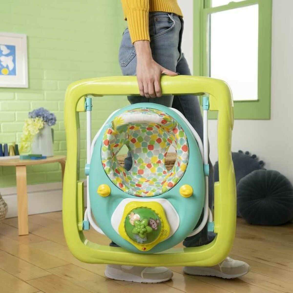 Cadru de mers cu roți Bright Starts Multicolor animale - Bebelus, Activitate și divertisment