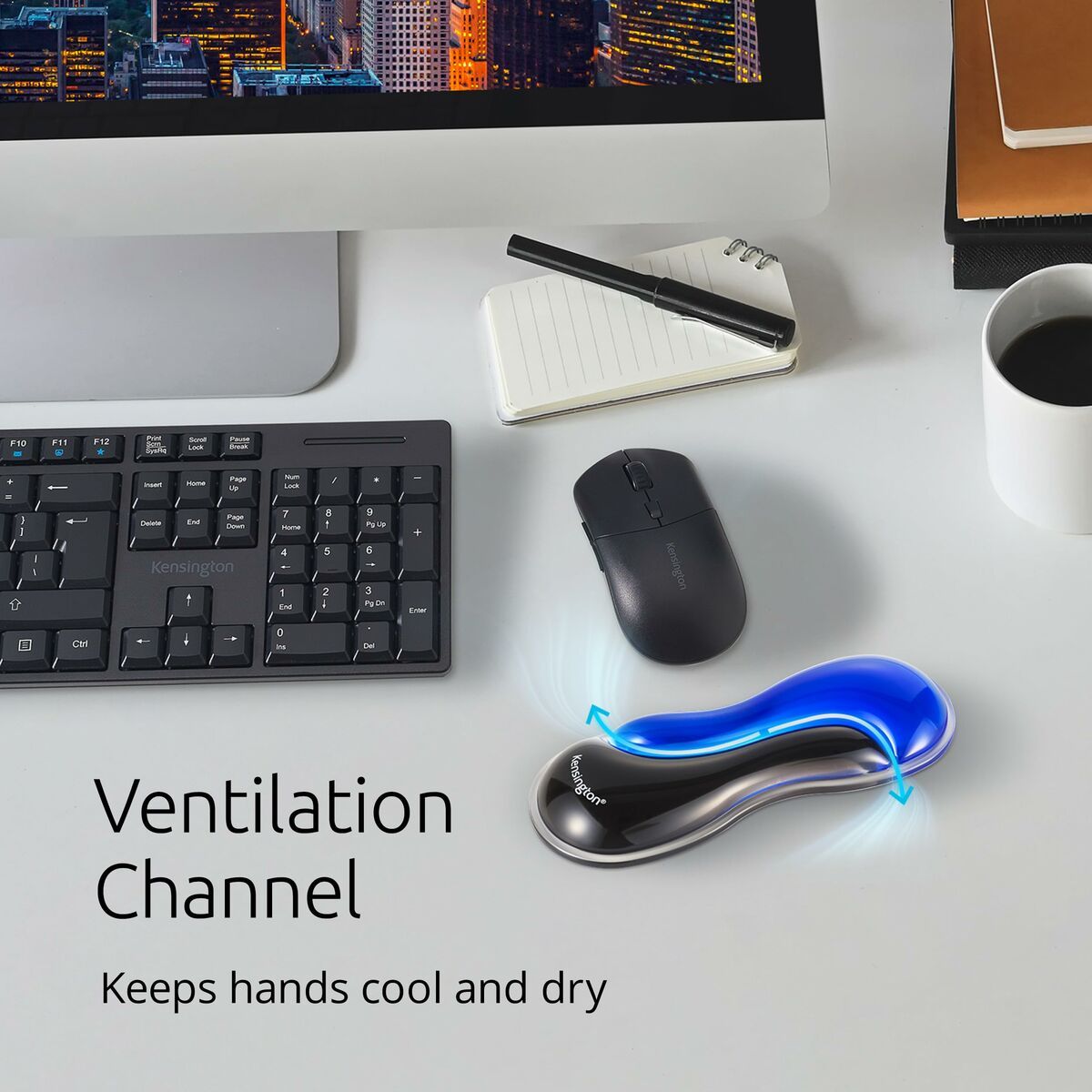 Covoraș de șoarece Kensington K62439WW Albastru Gri - Tehnică de calcul, Accesorii