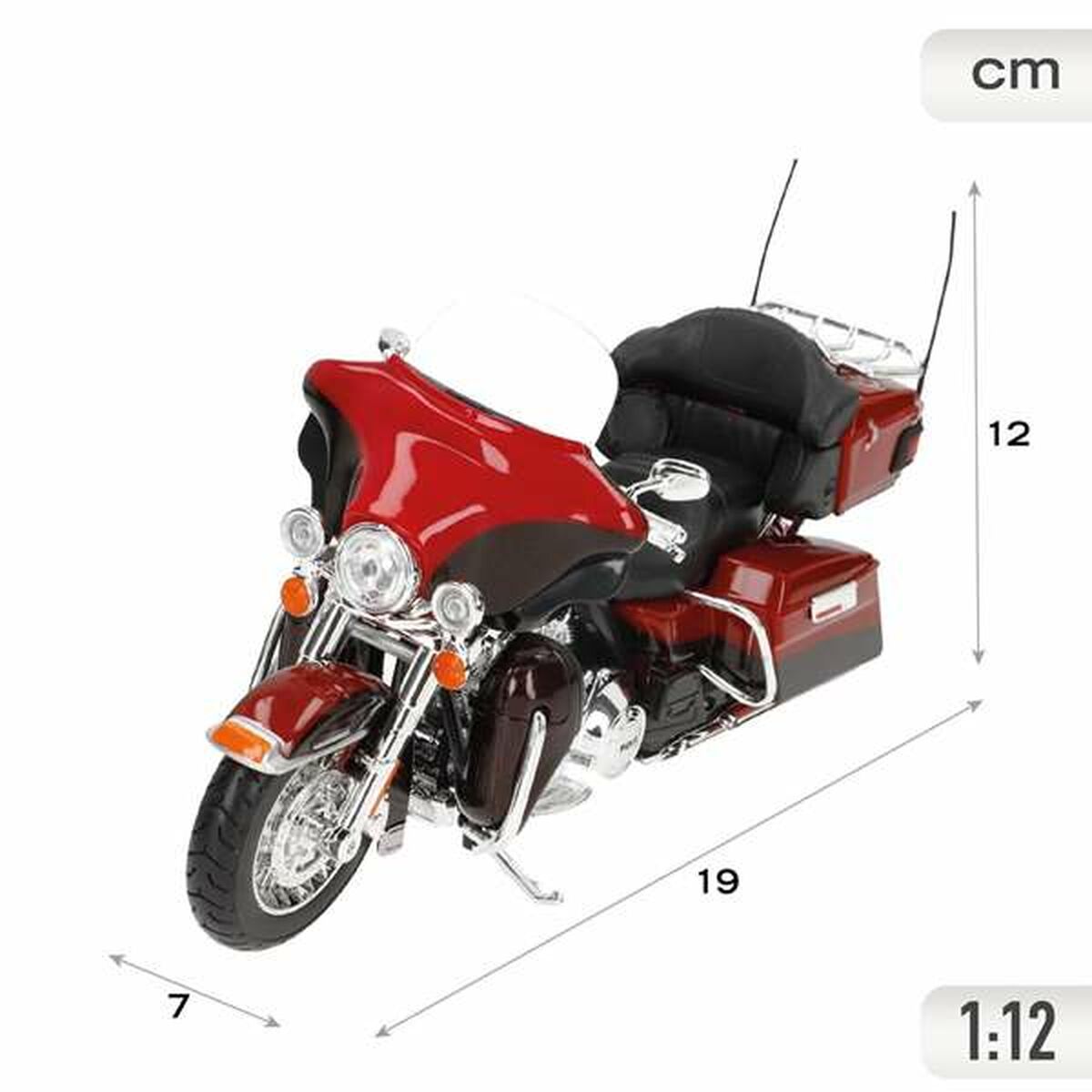 Motocicletă Harley-Davidson Electra Glide 1:12 - Jucarii si jocuri, Vehicule