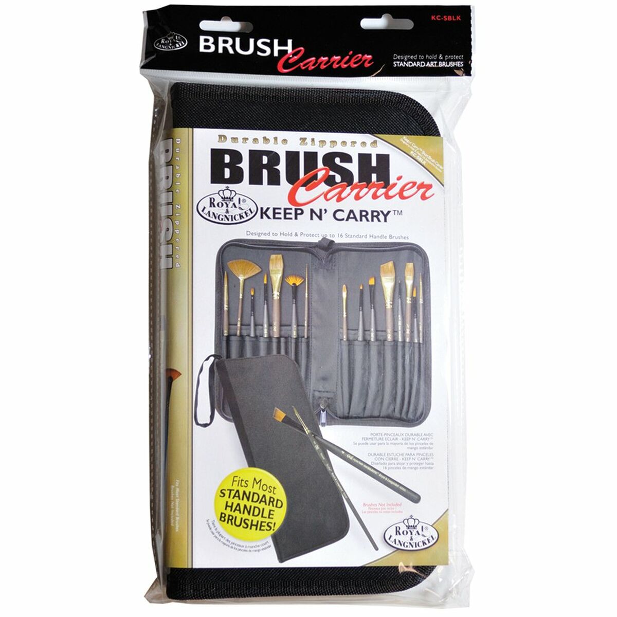 Brush Case Royal & Langnickel Negru - Birou și papetărie, Material școlar și educațional