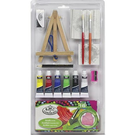 Set de pictură în acrilic Royal & Langnickel Multicolor 16 Piese - Birou și papetărie, Arte și Meserii