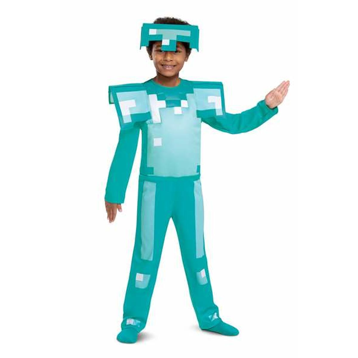 Costum Deghizare pentru Copii Minecraft Armor Diamond 2 Piese - Jucarii si jocuri, Costume și accesorii