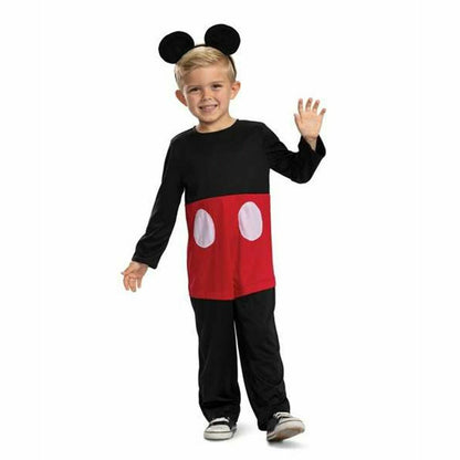 Costum Deghizare pentru Copii Mickey Mouse Classic 2 Piese Negru S - Jucarii si jocuri, Costume și accesorii