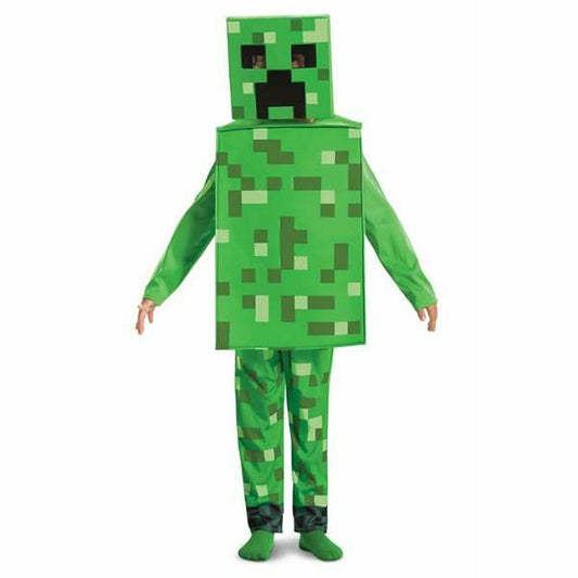 Costum Deghizare pentru Copii Minecraft Creeper 3 Piese Verde - Jucarii si jocuri, Costume și accesorii