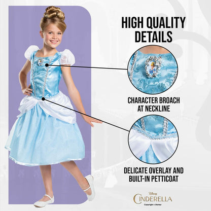 Costum Deghizare pentru Copii Jakks Pacific Cenușăreasa 5-6 Ani - Jucarii si jocuri, Costume și accesorii