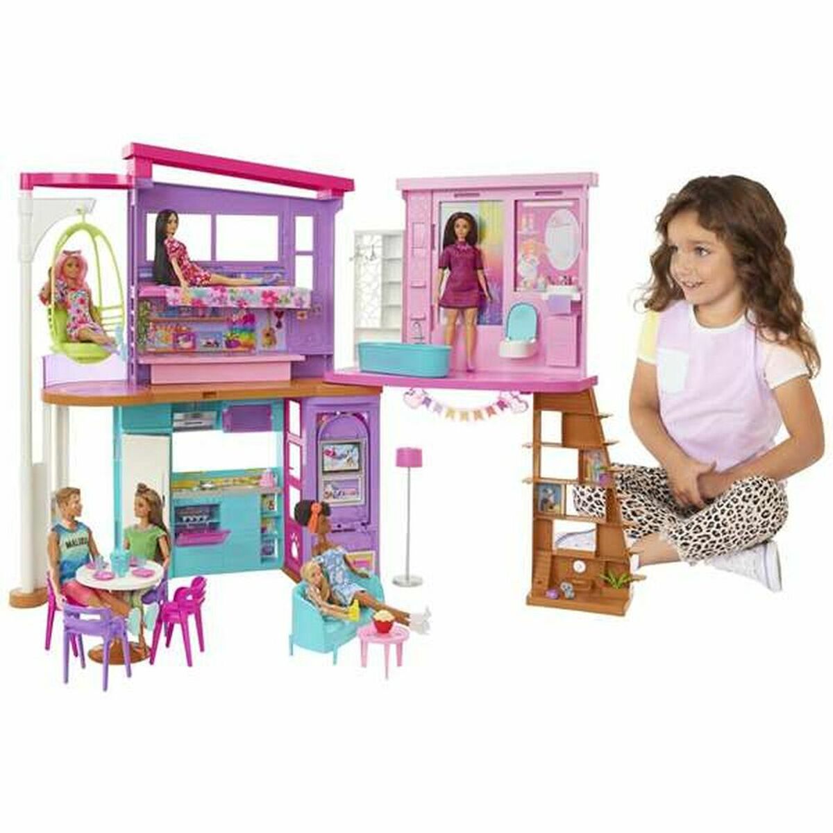 Casă de păpuși Mattel Barbie Malibu House 2022 - Jucarii si jocuri, Păpuși și accesorii