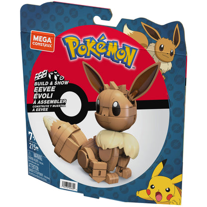 Figura îmbinată Mega Construx Eevee Medium + 7 Ani 215 Piese - Jucarii si jocuri