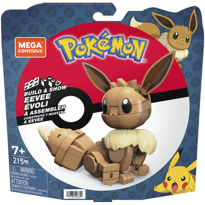 Figura îmbinată Mega Construx Eevee Medium + 7 Ani 215 Piese - Jucarii si jocuri
