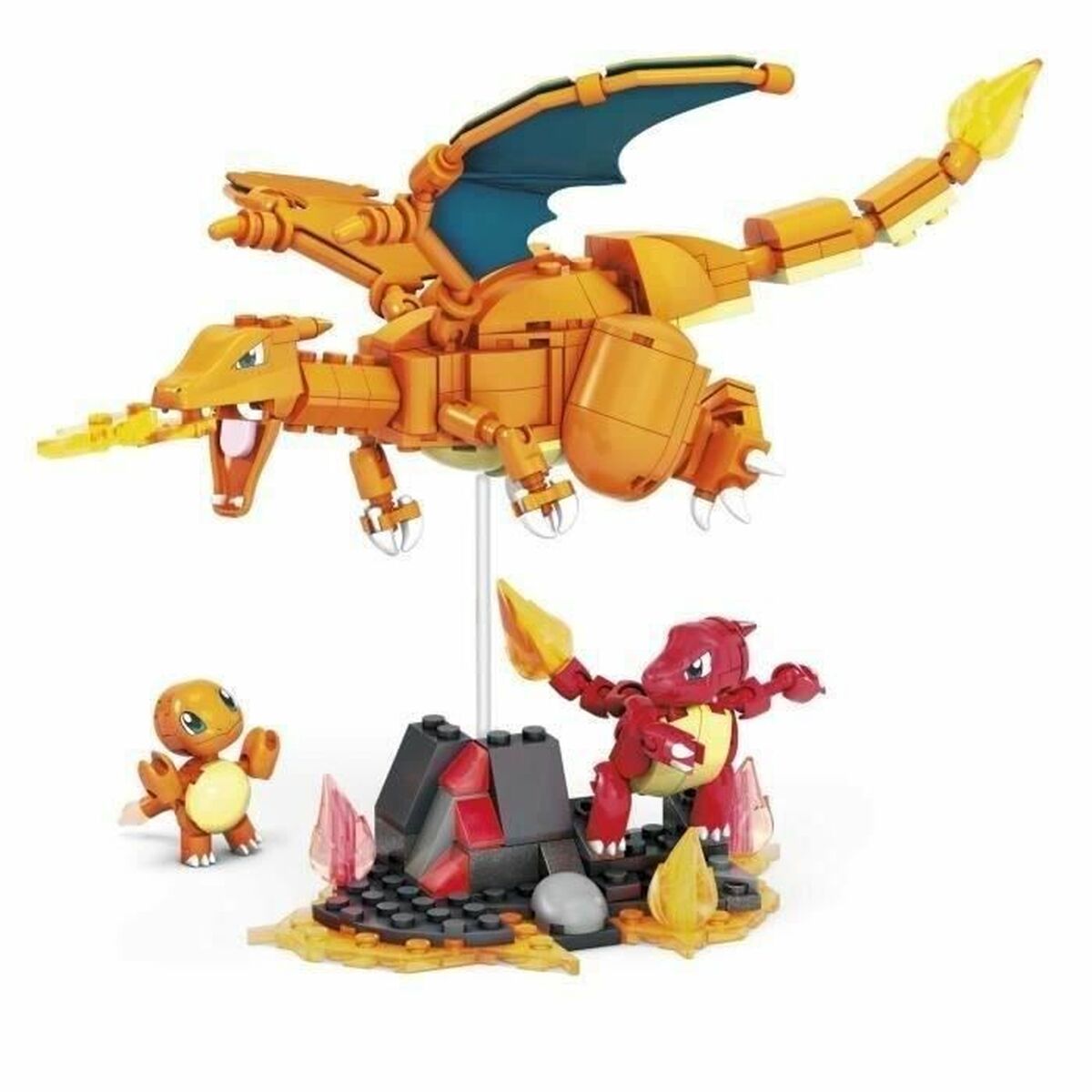 Set de Construcție Megablocks Charmander Charmilion Charizard Pokémon 300 Piese - Jucarii si jocuri