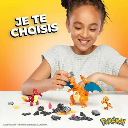 Set de Construcție Megablocks Charmander Charmilion Charizard Pokémon 300 Piese - Jucarii si jocuri