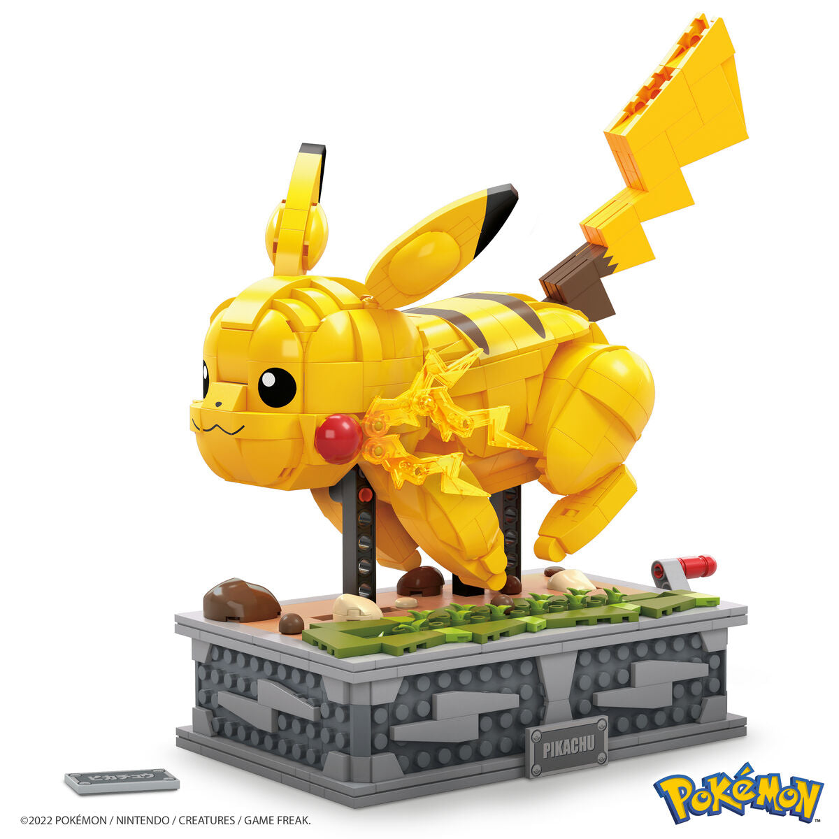 Kit de construcție Pokémon Mega Construx - Motion Pikachu 1095 Piese - Jucarii si jocuri