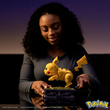Kit de construcție Pokémon Mega Construx - Motion Pikachu 1095 Piese - Jucarii si jocuri