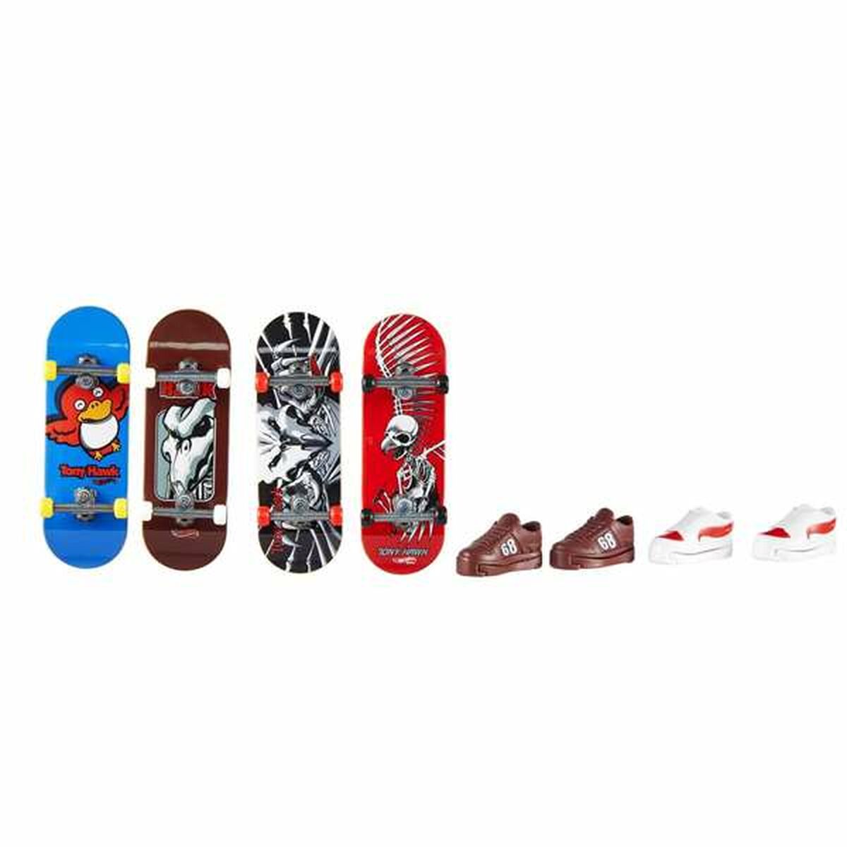 Skateboard jucărie pentru degete Hot Wheels 8 Piese - Jucarii si jocuri, Vehicule