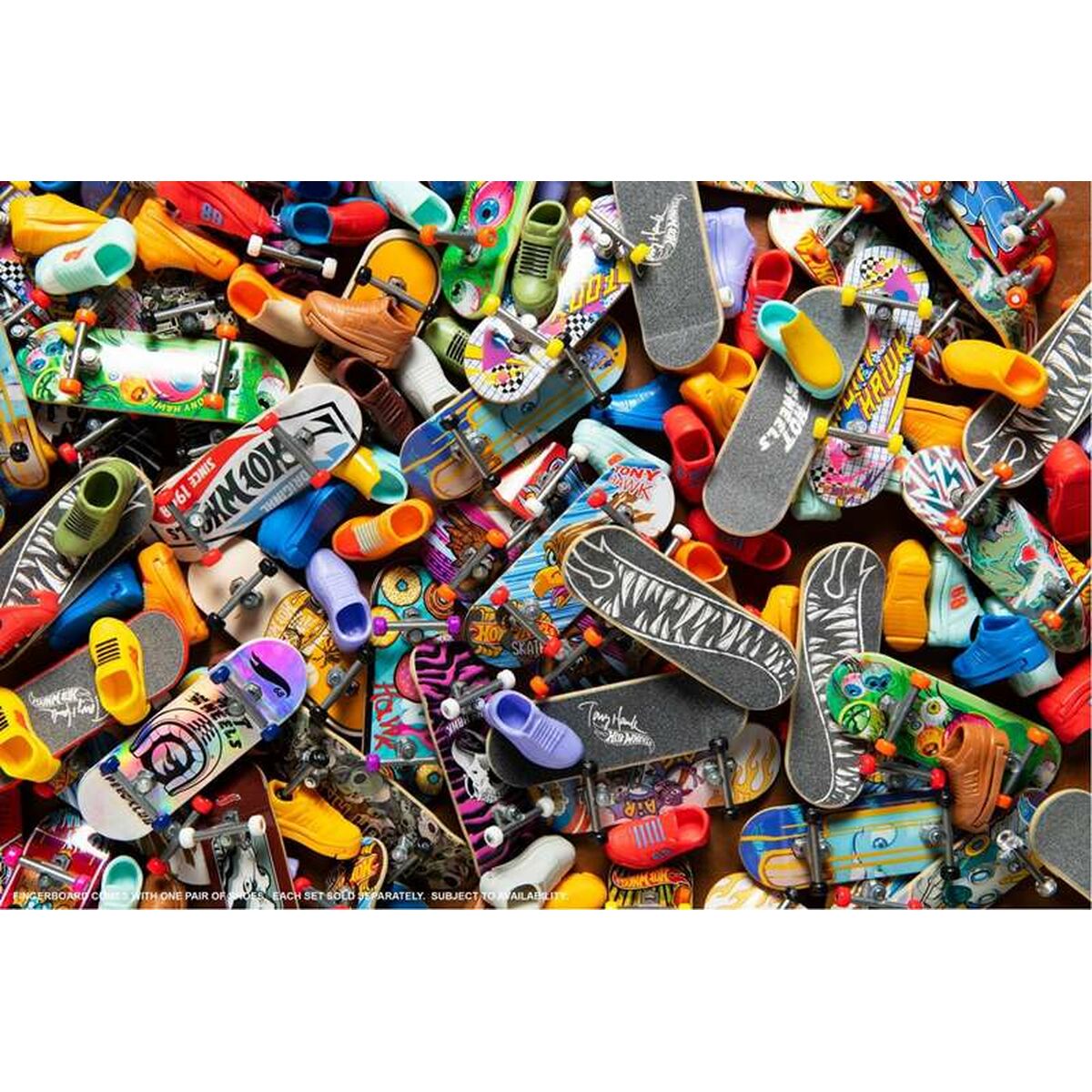 Skateboard jucărie pentru degete Hot Wheels 8 Piese - Jucarii si jocuri, Vehicule
