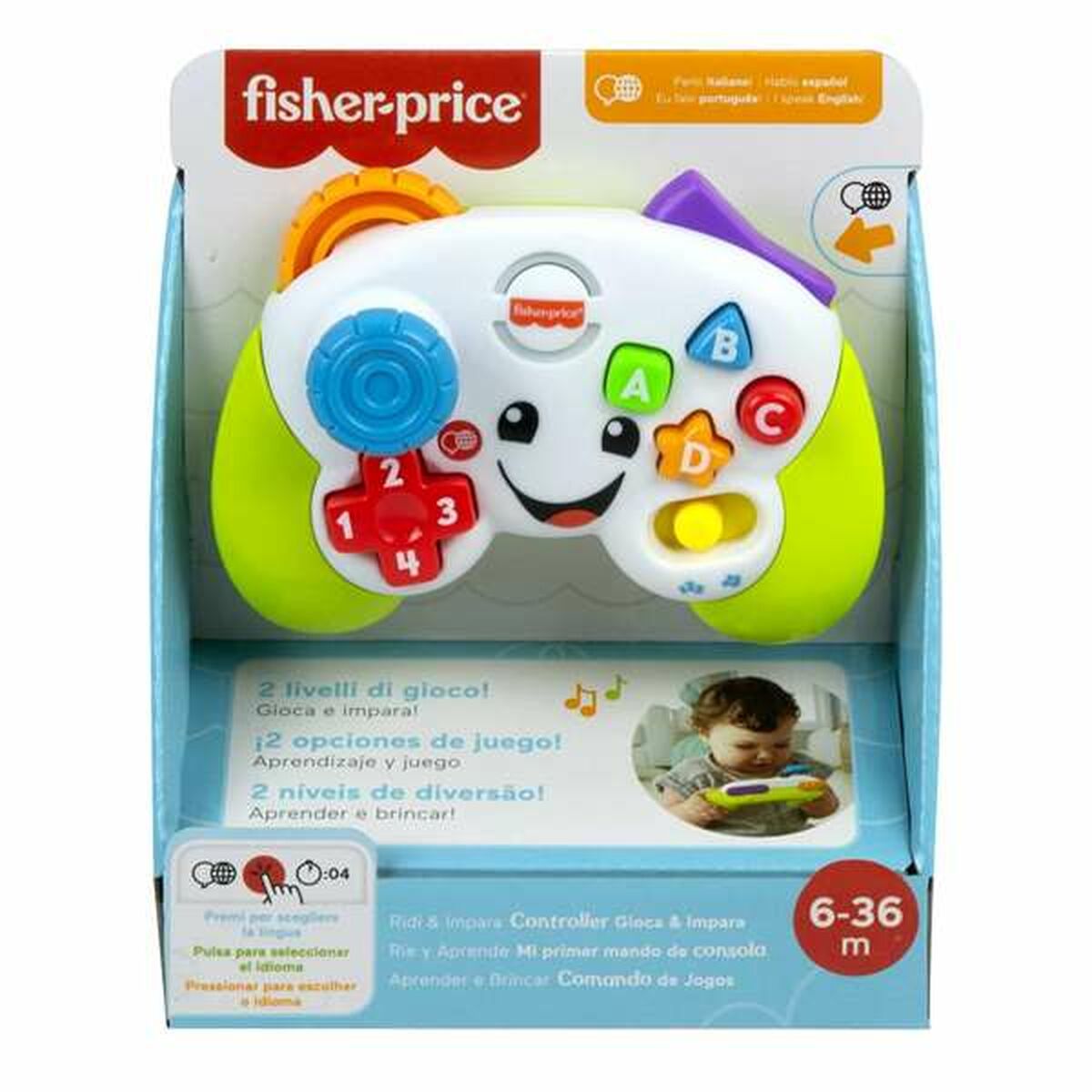 Jucărie educațională Fisher Price Learn Controller - Bebelus, Jucăriile copilăriei timpurii