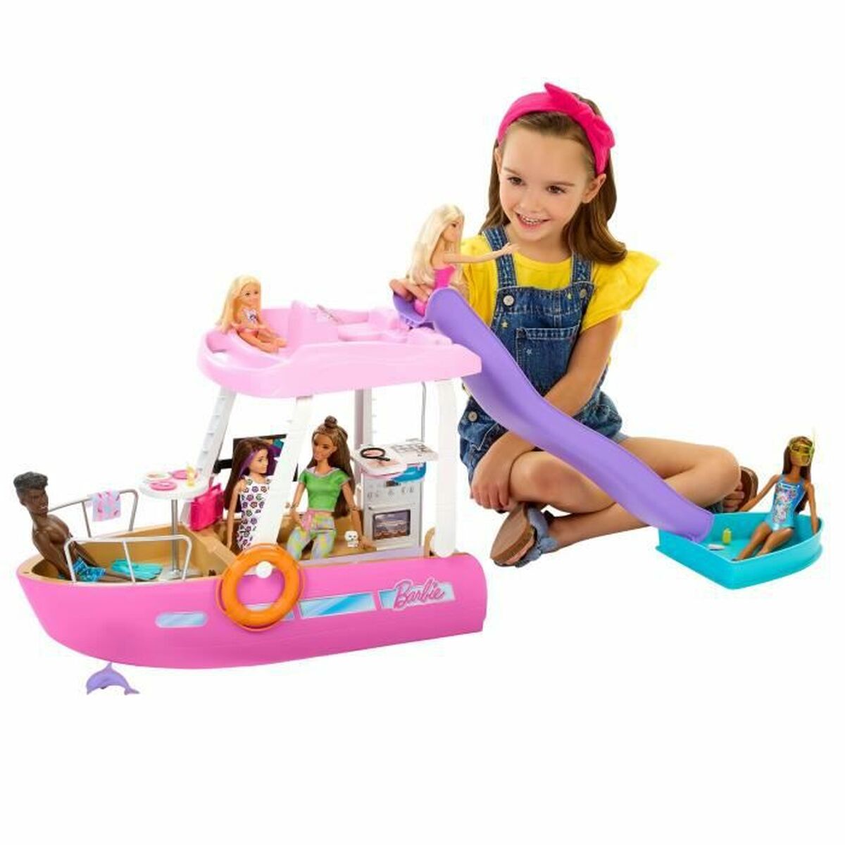 Playset Barbie Dream Boat Barcă - Jucarii si jocuri, Păpuși și figurine